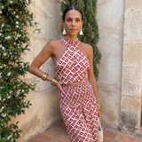 Elena | Conjunto Elegante com Design de Ombros Descobertos