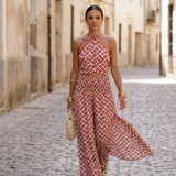 Elena | Conjunto Elegante com Design de Ombros Descobertos
